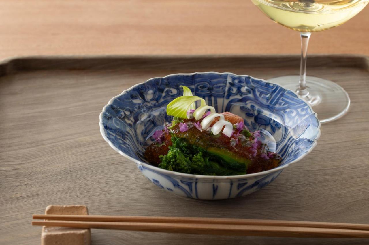 Imperial Hotel Prefektura Tokio Exteriér fotografie A dish at the restaurant