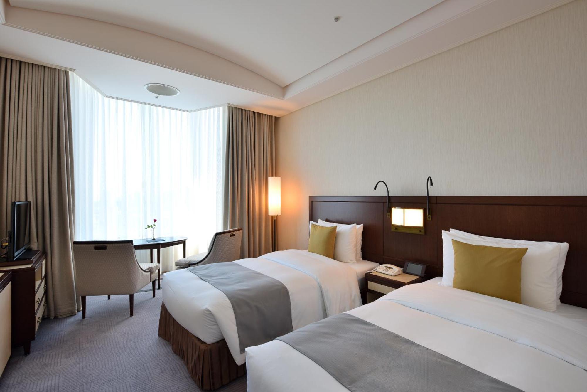 Imperial Hotel Prefektura Tokio Exteriér fotografie A room at the hotel