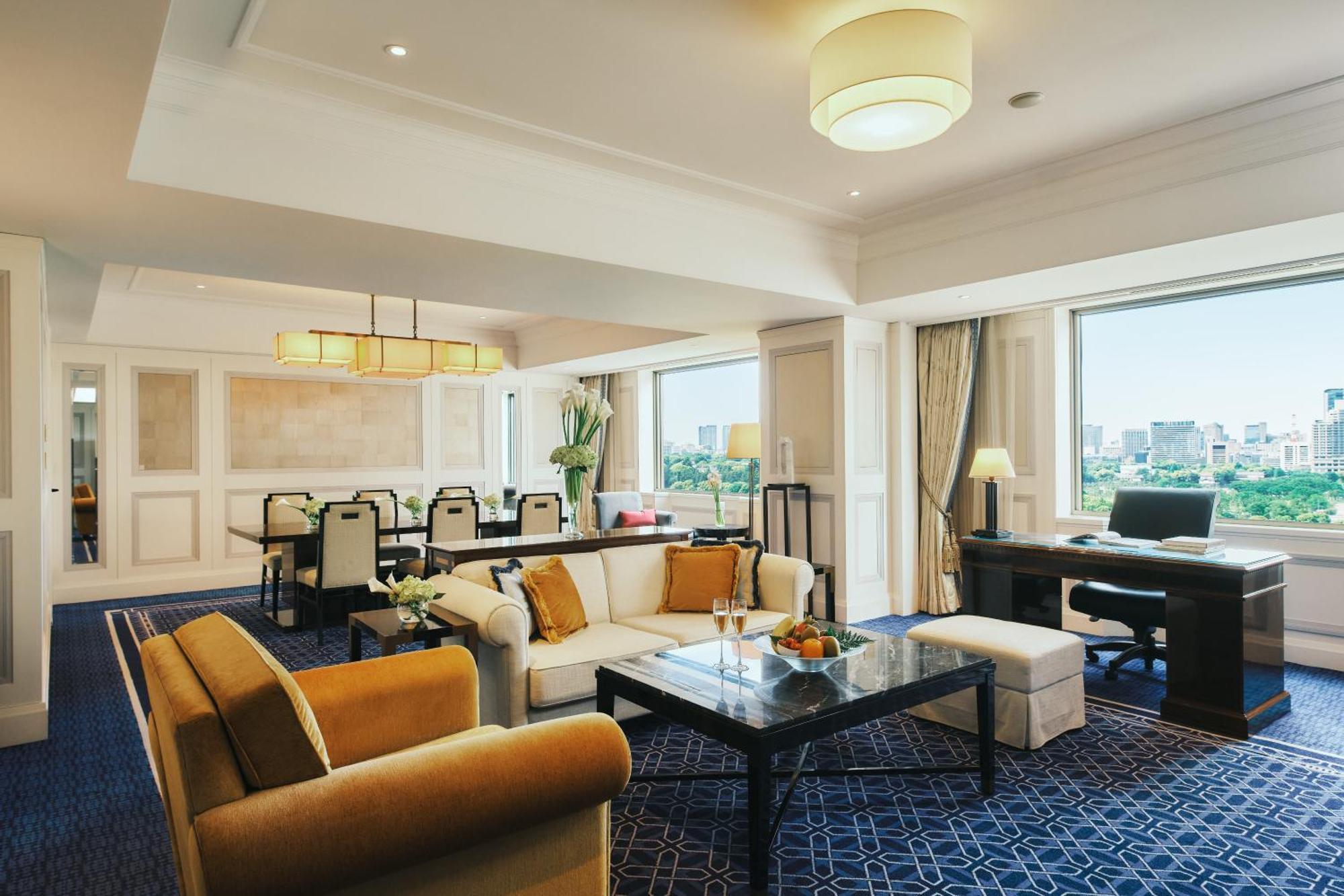 Imperial Hotel Prefektura Tokio Exteriér fotografie A suite at the Mandarin Oriental, Tokyo